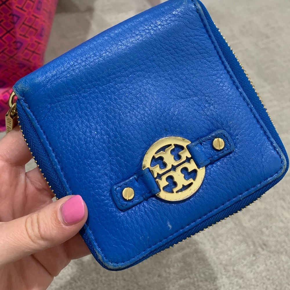 Blue Tory Burch Wallet